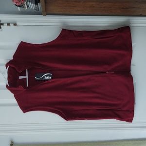 Sofra Burgundy Vest Size 2XL NWT